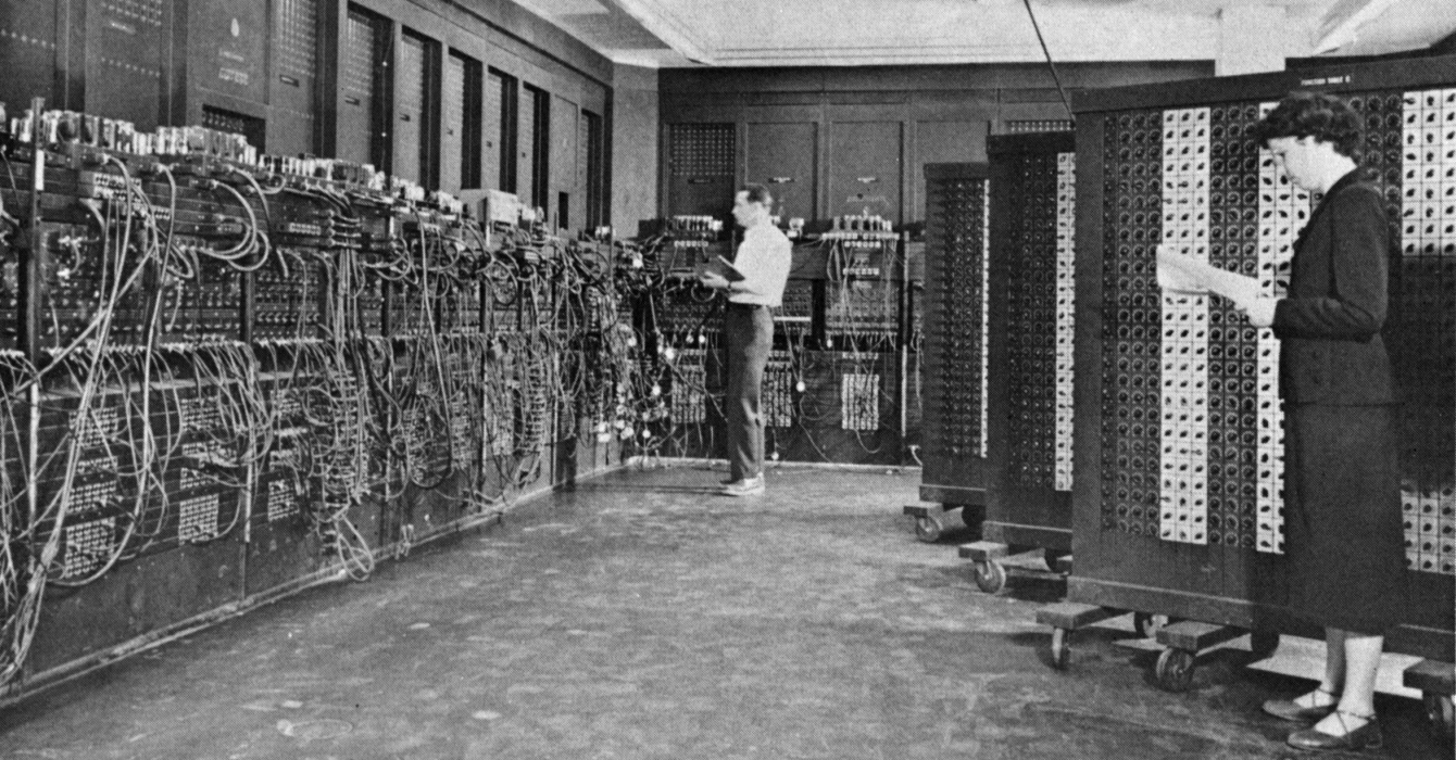 Historic photo of the ENIAC