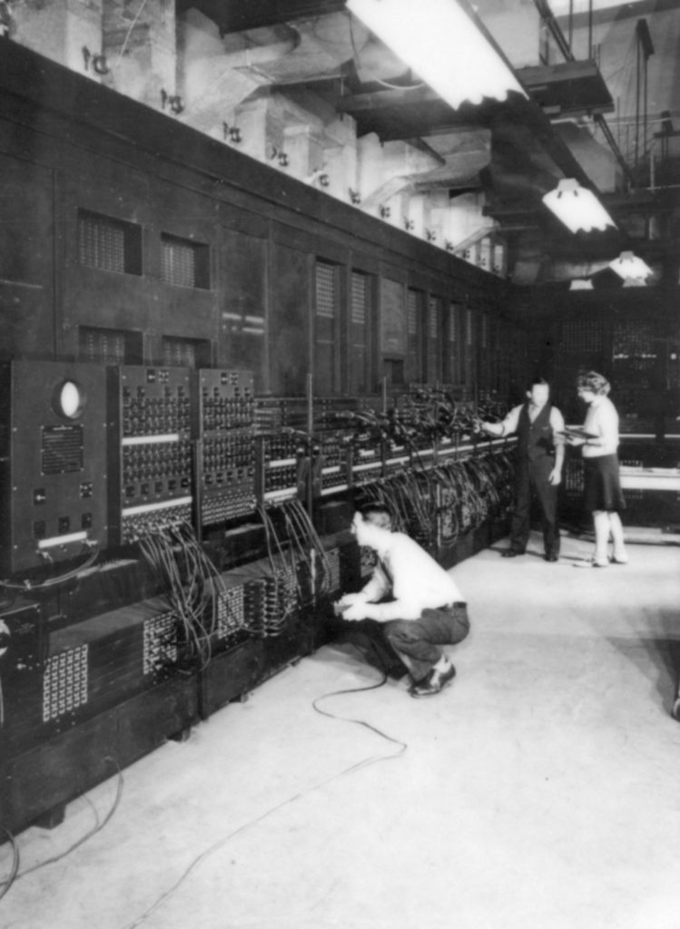 historic photo of ENIAC